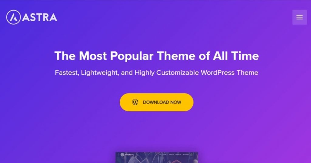 Astra WordPress Theme for Blog