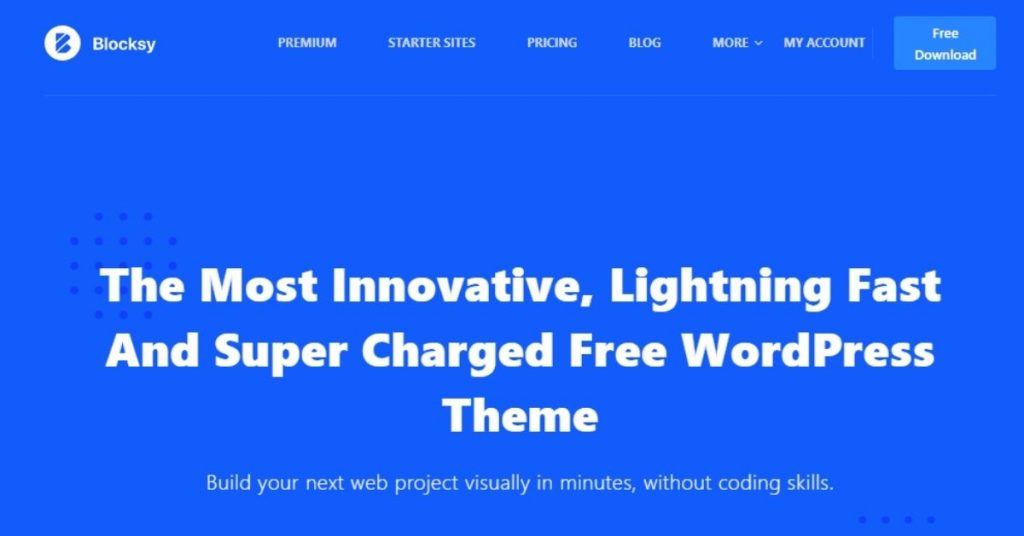 Blocksy Premium WordPress Free Theme