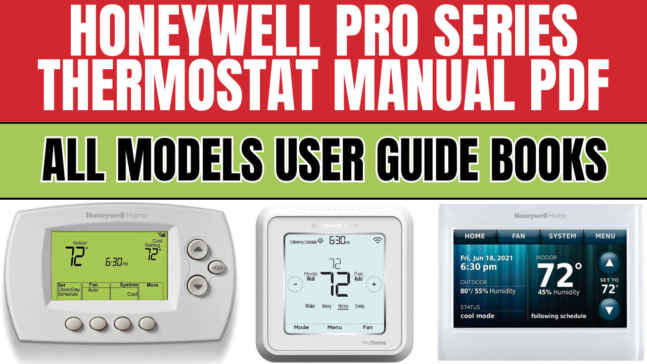 Honeywell Pro Series Thermostat Manual PDF